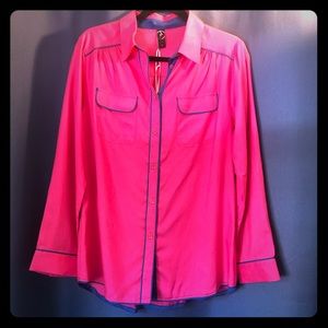 Cotton button down with double pockets